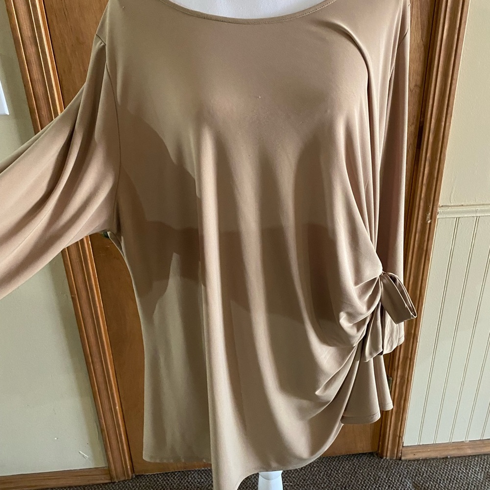 Side tie blouse